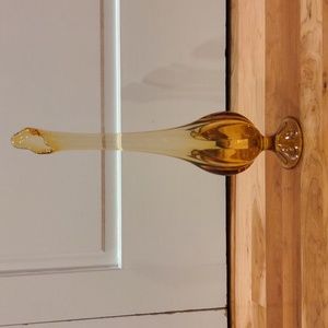 MCM Viking Swung Glass 6 Petal Vase